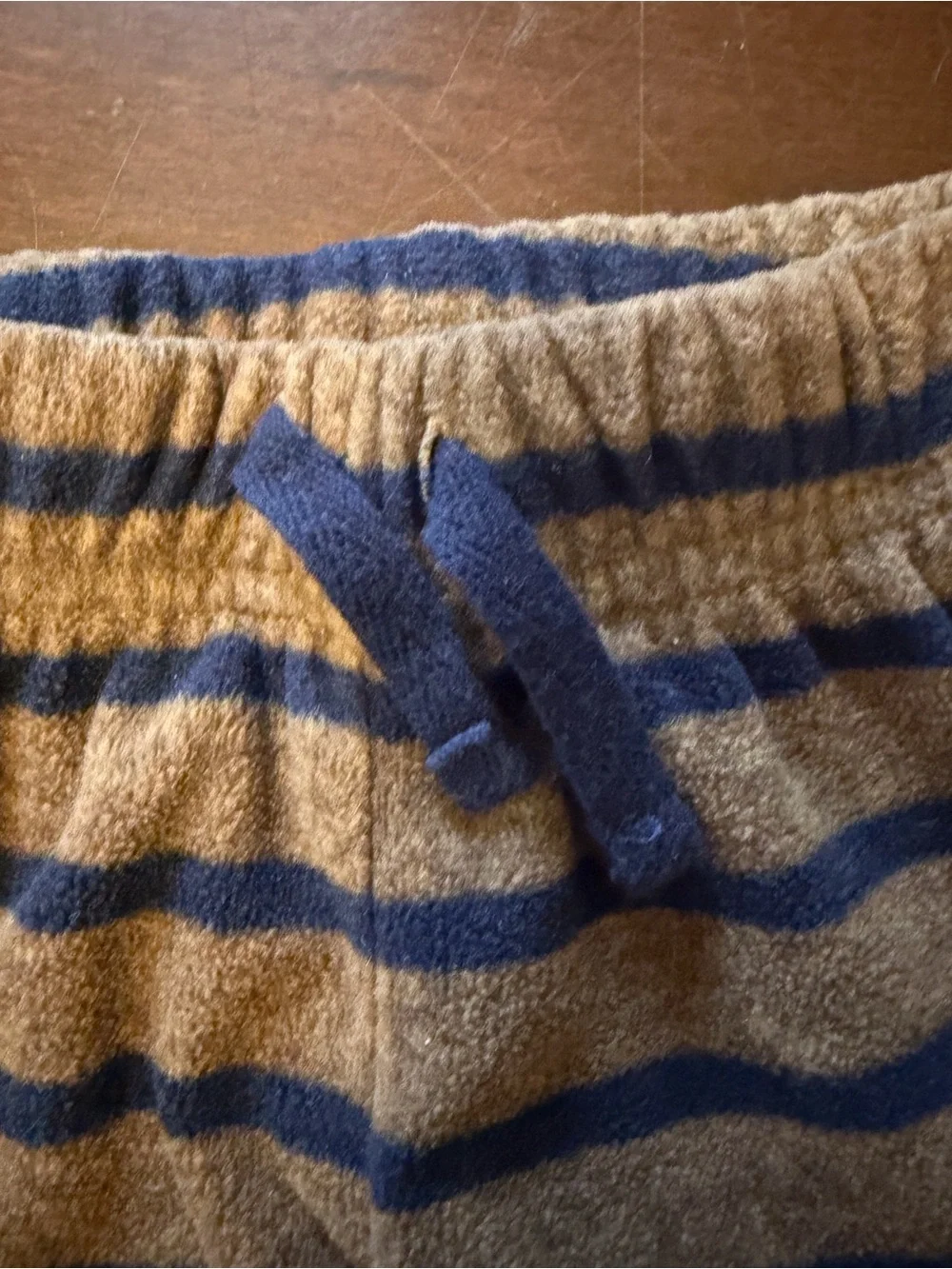 Child of Mine by Carter’s Baby Boy Bear Hooded Top & Striped Pants 2-Piece 6-9 M